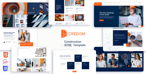 Credom - Construction HTML Template Credom - Construction HTML Template