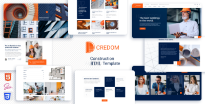Credom - Construction React Template