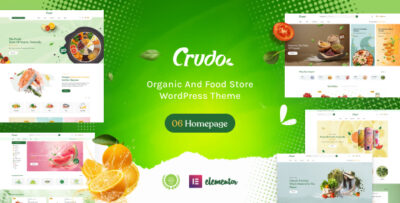 Crudo - Organic and Food Store WordPress Theme
