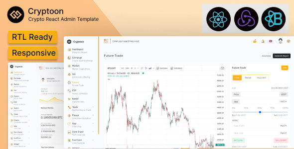 Cryptoon - Crypto React Admin Template Cryptoon - Crypto React Admin Template
