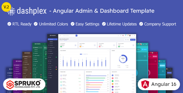 Dashplex - Angular Admin & Dashboard Template Dashplex - Angular Admin & Dashboard Template