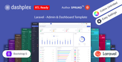 Dashplex - Laravel Dashboard Template