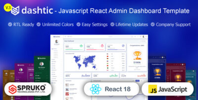 Dashtic - React Javascript Admin Dashboard Template