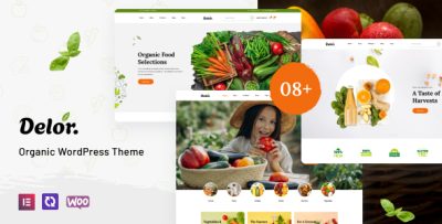 Delor - Organic Food Store WordPress Theme