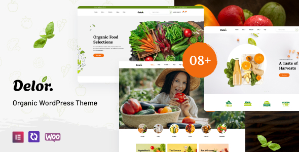 Delor - Organic Food Store WordPress Theme Delor - Organic Food Store WordPress Theme