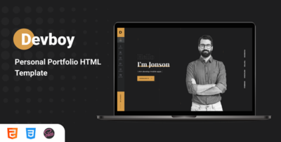 Devboy - Personal Portfolio Resume HTML Template