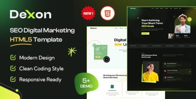 Dexon - SEO & Digital Marketing Agency HTML5 Template