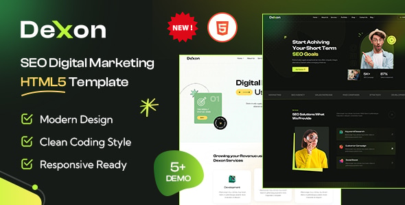 Dexon – SEO & Digital Marketing Agency HTML5 Template Dexon – SEO & Digital Marketing Agency HTML5 Template