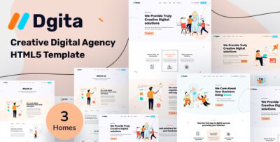 Dgita - Creative Digital Agency HTML5 Template