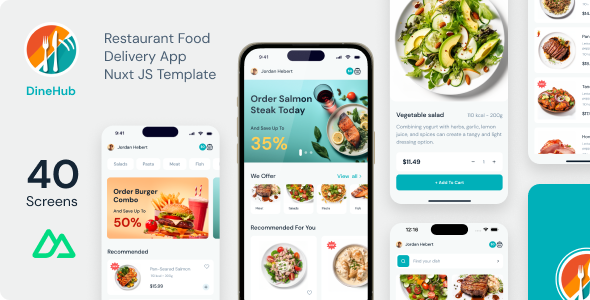 DineHub - Restaurant & Food Delivery Nuxt JS Template DineHub - Restaurant & Food Delivery Nuxt JS Template