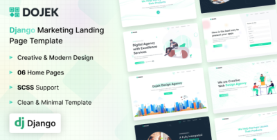 Dojek - Django Landing Page Template