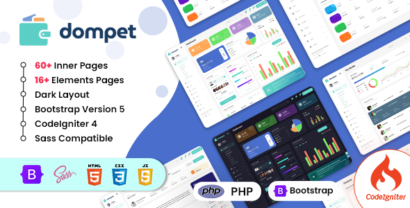 Dompet - Payment CodeIgniter Admin Dashboard Template Dompet - Payment CodeIgniter Admin Dashboard Template