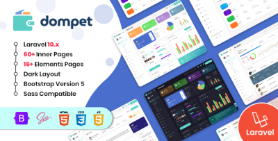 Dompet - Payment Laravel Admin Dashboard Template