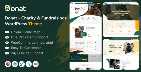 Donat - Charity & Fundraising WordPress Theme Donat - Charity & Fundraising WordPress Theme