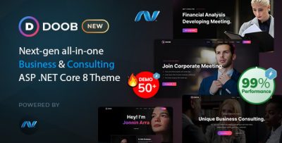 Doob - Business & Consulting ASP .NET Core 8 Template
