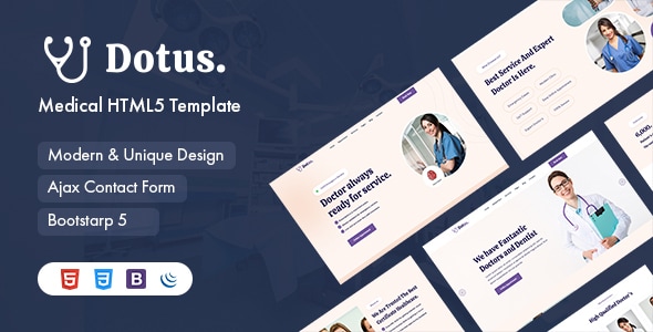 Dotus - Health & Medical HTML5 Template Dotus - Health & Medical HTML5 Template