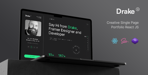 Drake - Personal Portfolio React Template Drake - Personal Portfolio React Template
