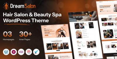 DreamSalon - Hair Salon & Beauty Spa WordPress Theme