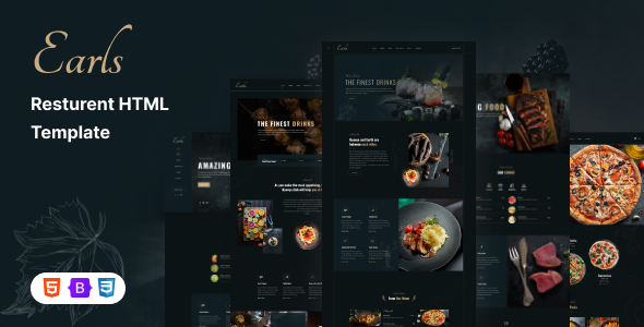 Earls - Restaurant HTML Template Earls - Restaurant HTML Template
