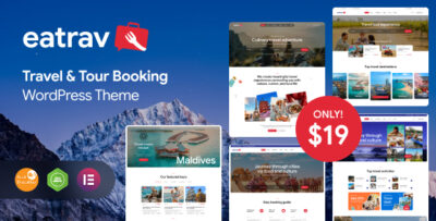 Eatrav - Travel & Tour Booking WordPress Theme