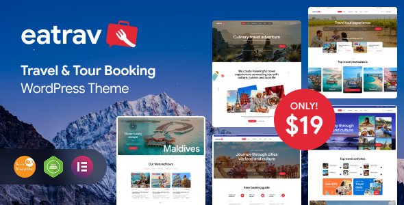 Eatrav – Travel & Tour Booking WordPress Theme Eatrav – Travel & Tour Booking WordPress Theme