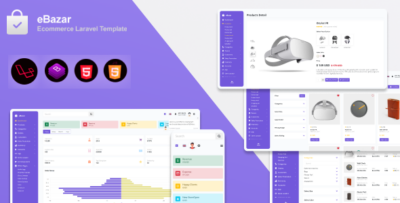 Ebazar - Ecommerce Laravel Admin Template