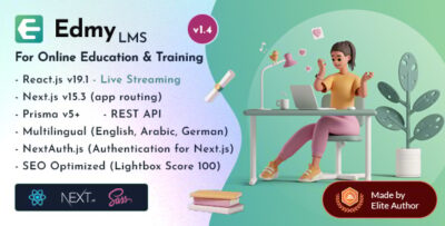 Edmy - Next.js 15 Education LMS & Online Learning System