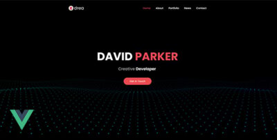Edrea - Personal Portfolio VueJS Template