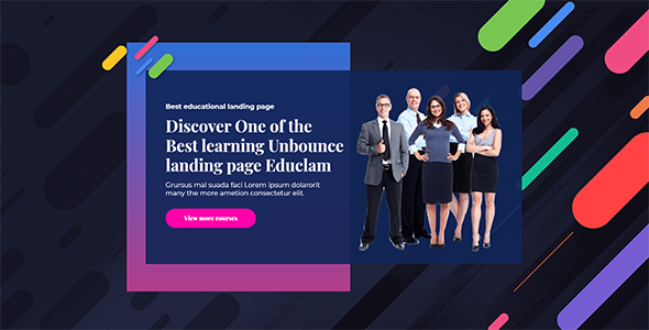 Educlam - Educational Landing page Educlam - Educational Landing page