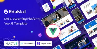 EduMall - LMS & eLearning Platform Vue JS Template