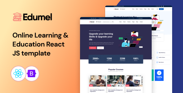 Edumel - Online Learning React Education Template Edumel - Online Learning React Education Template