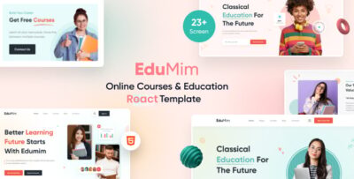Edumim - Education & Online Course React Template