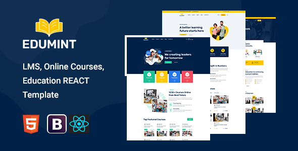 Edumint – Education React Template Edumint – Education React Template