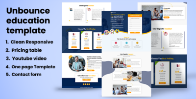 EDUSO - Education Landing page