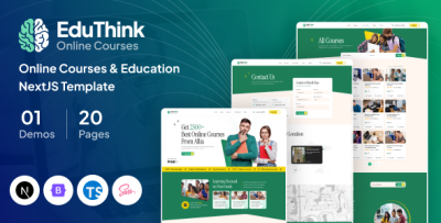 EduThink | Online Courses & Education NextJS Template