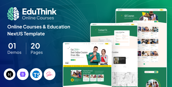 EduThink | Online Courses & Education NextJS Template EduThink | Online Courses & Education NextJS Template