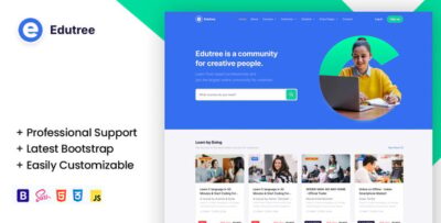 Edutree - Online Course & Education HTML5 Template