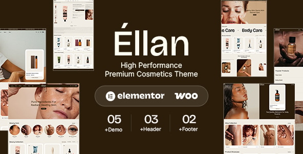 Ellan - Beauty & Skincare WordPress WooCommerce Theme Ellan - Beauty & Skincare WordPress WooCommerce Theme