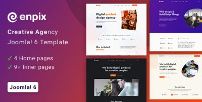 Enpix - Creative Agency Joomla Template