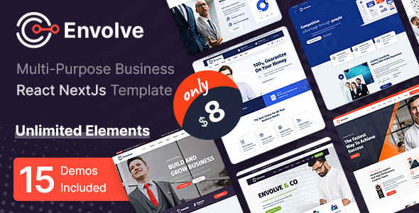 Envolve - Multi-Purpose Business React NextJs Template Envolve - Multi-Purpose Business React NextJs Template