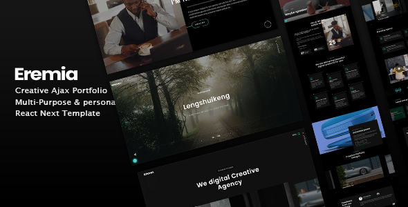 Eremia - Next js Creative Portfolio Template Eremia - Next js Creative Portfolio Template