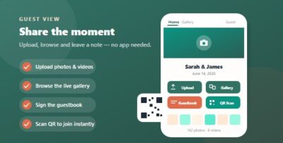 EventShare - Event Photo Sharing With Guestbook & Slideshow