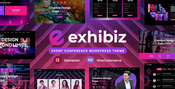 Exhibiz - Event, Conference and Meetup WordPress Theme Exhibiz - Event, Conference and Meetup WordPress Theme