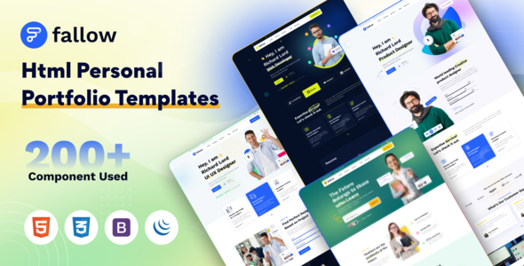 Fallow - Personal Portfolio Resume HTML Template Fallow - Personal Portfolio Resume HTML Template