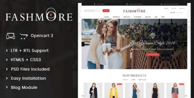 FashMore - Unique Fashion OpenCart Responsive Theme