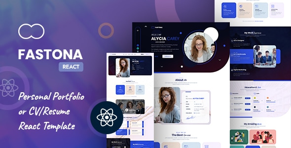 Fastone - Personal Portfolio & CV Resume React Template Fastone - Personal Portfolio & CV Resume React Template