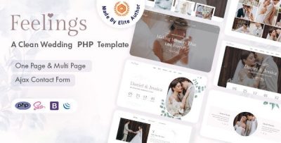 Feelings - Wedding & Wedding Planner PHP Template