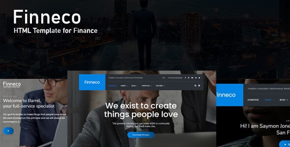 Finneco - Busines/Finance HTML Template Finneco - Busines/Finance HTML Template