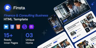 Finsta - Finance and Consulting Business HTML Template