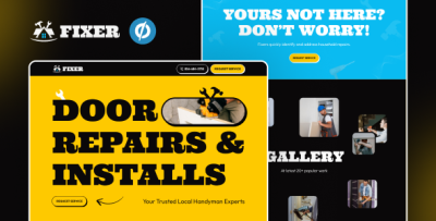Fixer - Repair Services Unbounce Template